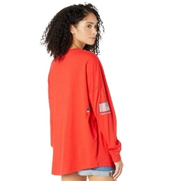 Volcom US Snowboard Team Red T-Shirt ALIVE WE RIDE Womens Size Medium - Picture 2 of 10